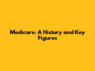 Medicare: A History and Key Figures