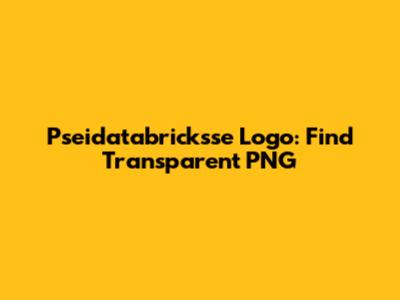 Pseidatabricksse Logo: Find Transparent PNG