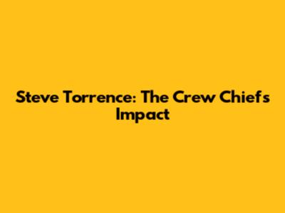 Steve Torrence: The Crew Chief's Impact