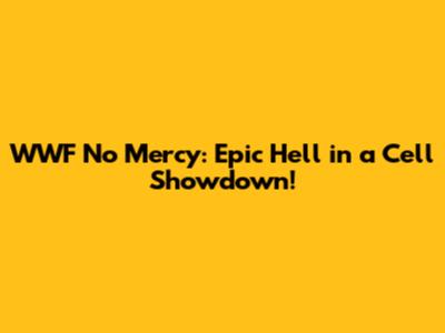 WWF No Mercy: Epic Hell in a Cell Showdown!